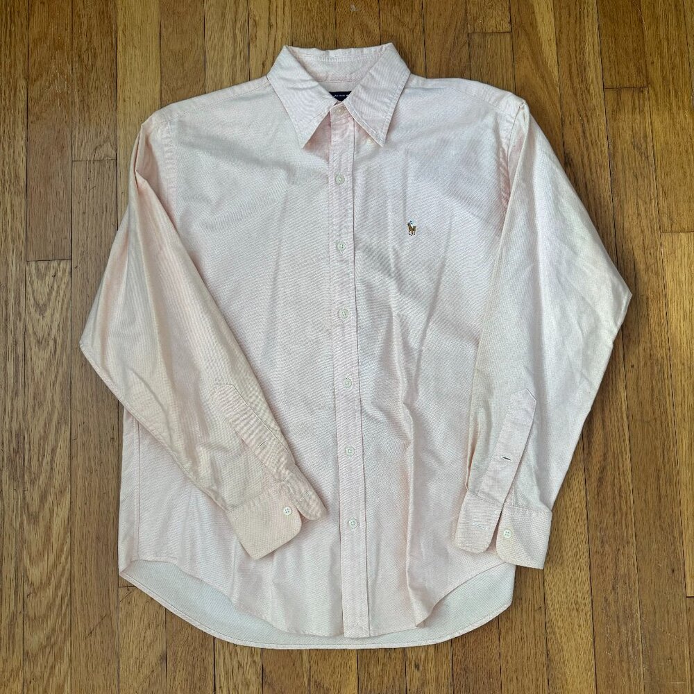 Ralph Lauren Sport Oxford Button Up Salmon